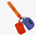 Purple & Orange Wristlet