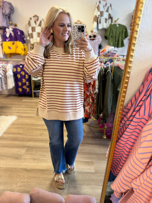 Brick Striped Sweatshirt