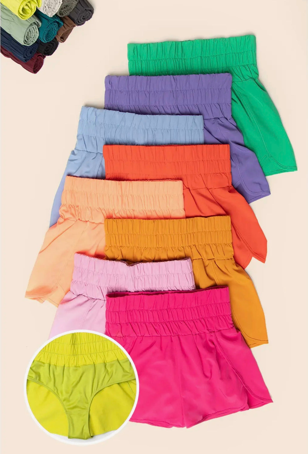 Athletic High Waisted Shorts