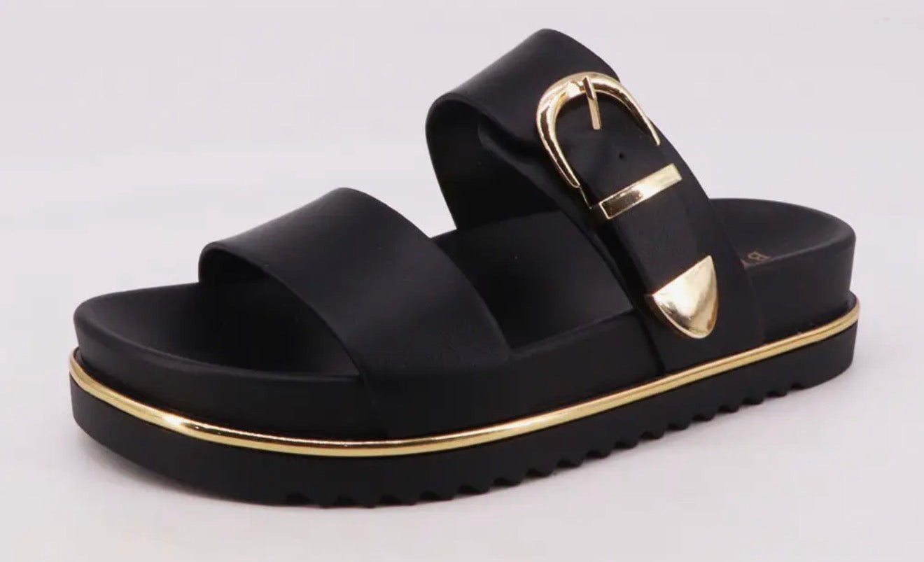 Black Platform Sandals
