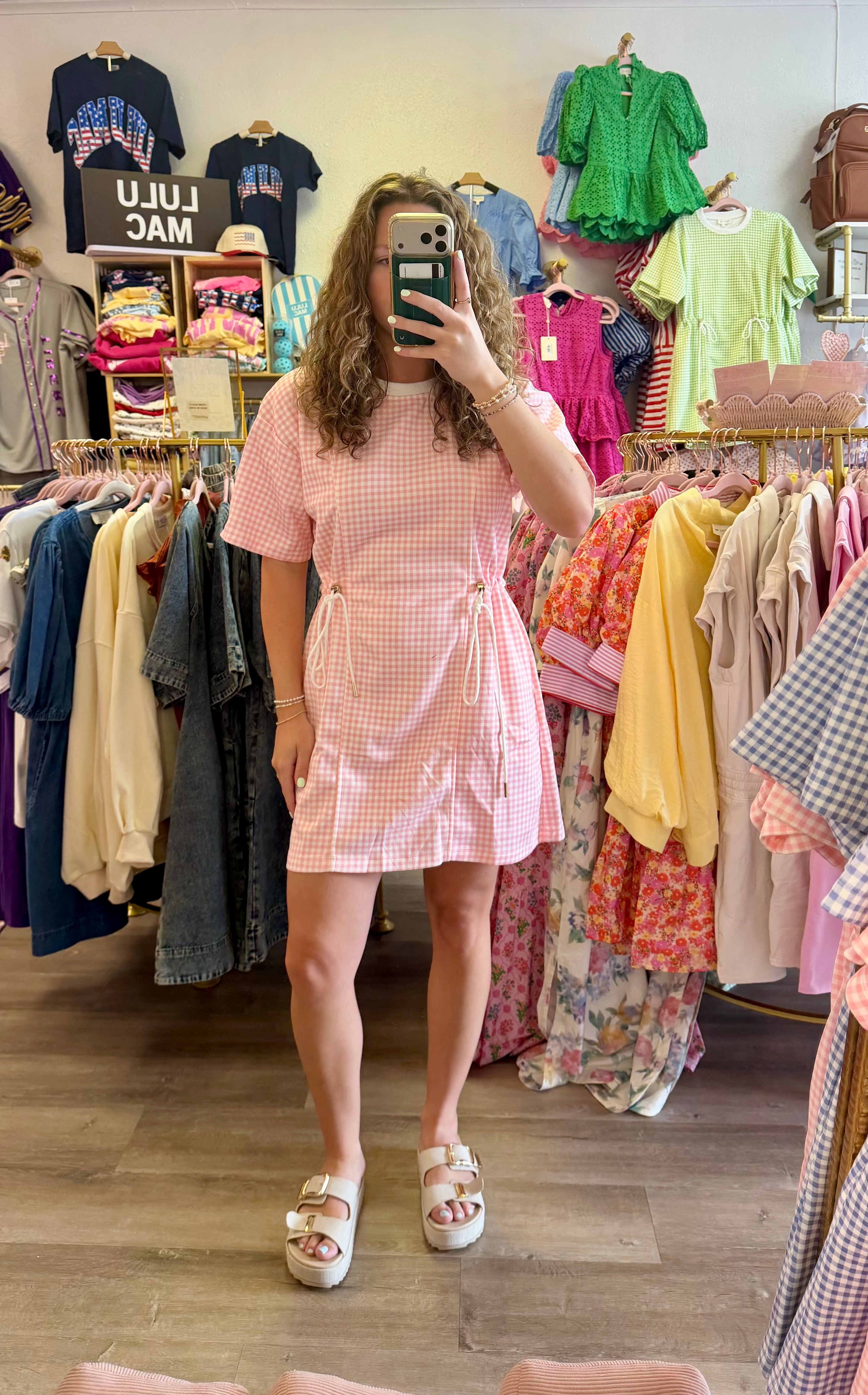 Sweet Like Spring Dress-Pink