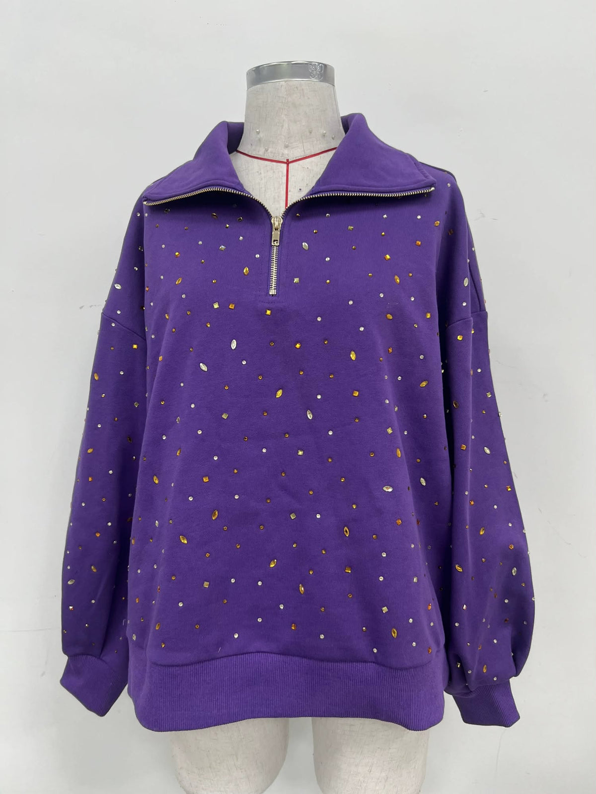 Purple Stone Quarter Zip|Preorder