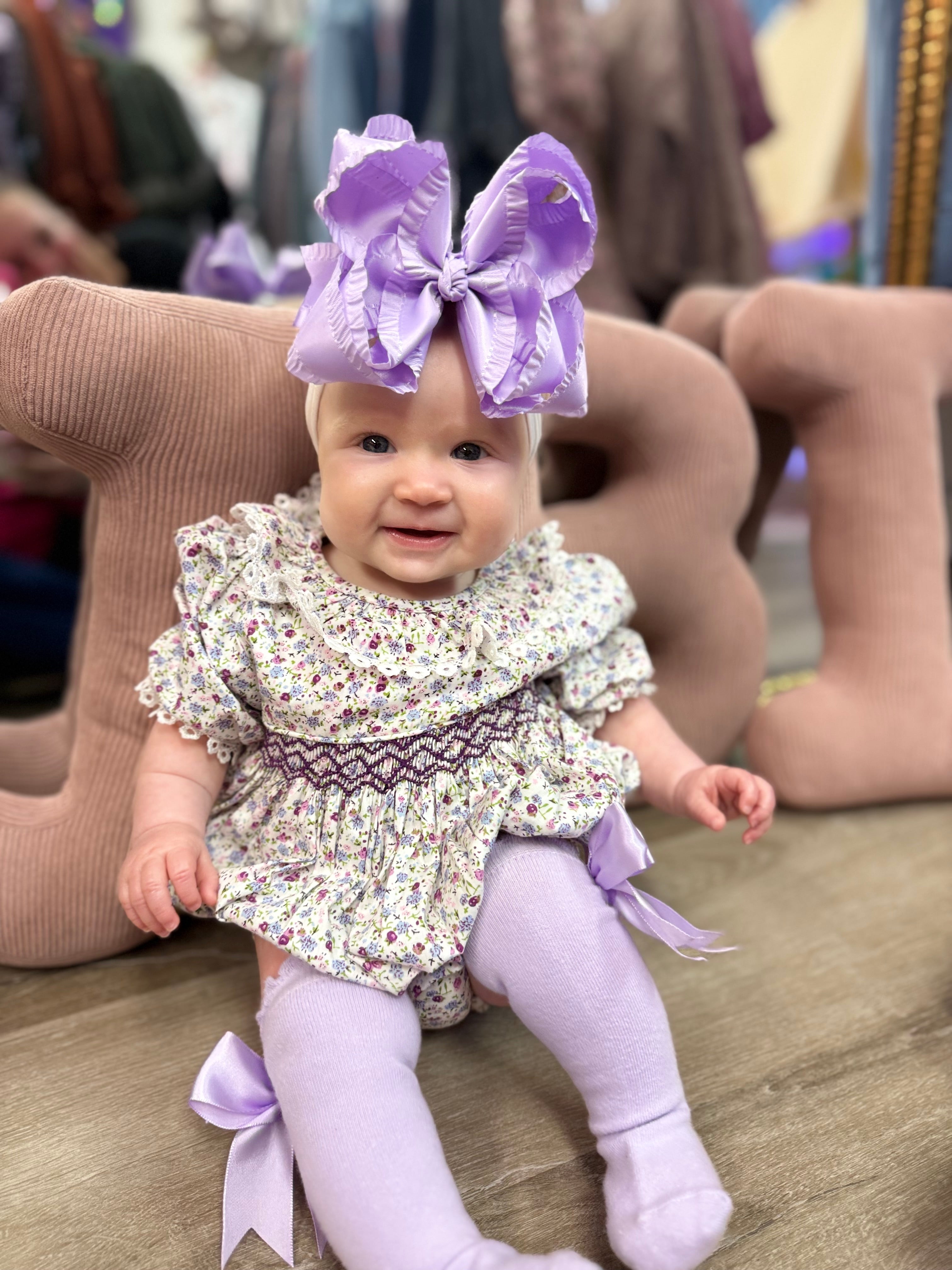 Sweet Lavender Floral Bubble