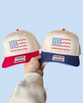 Bow Flag Embroidered Hat