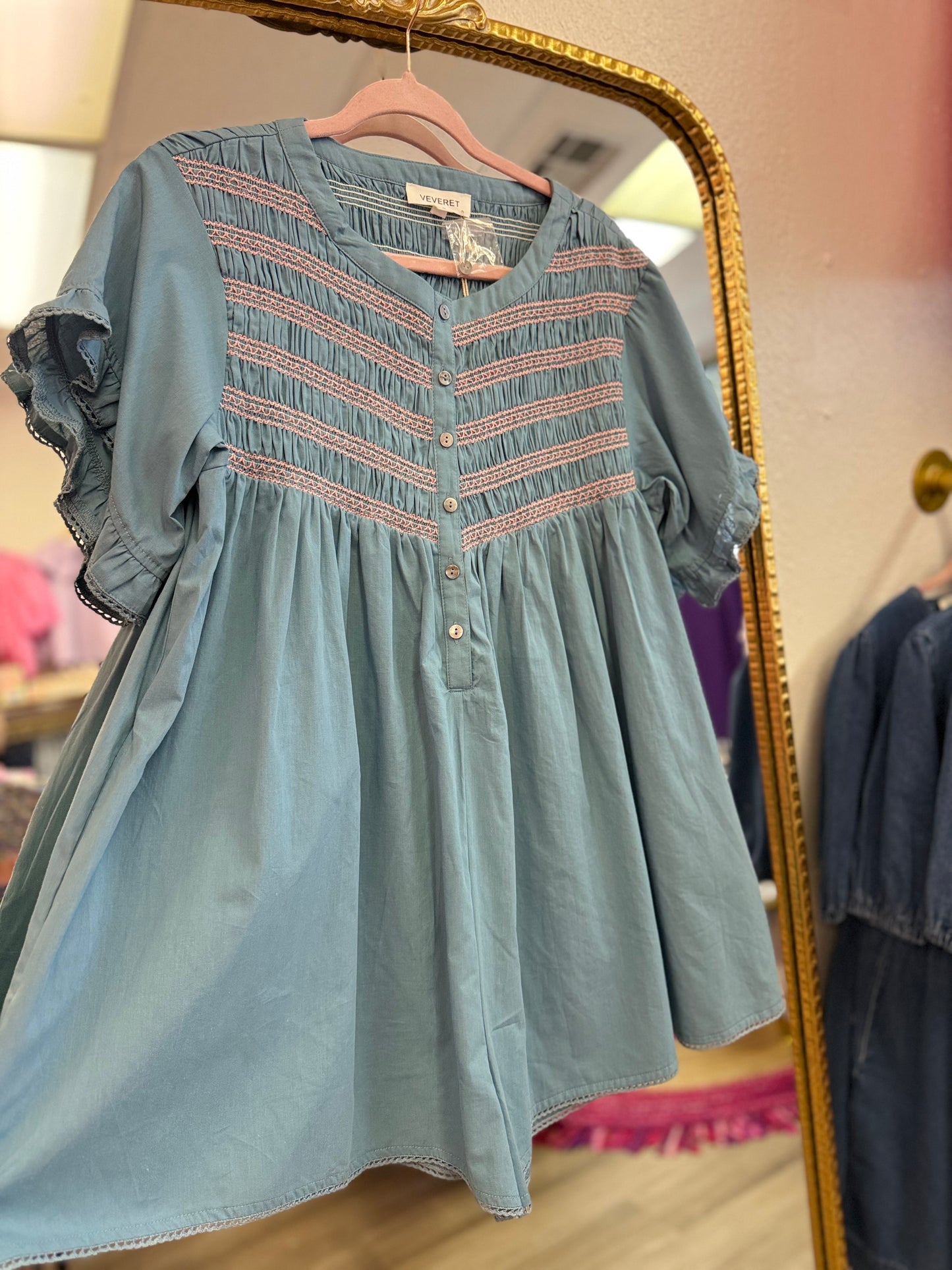 Blue & Pink Romper