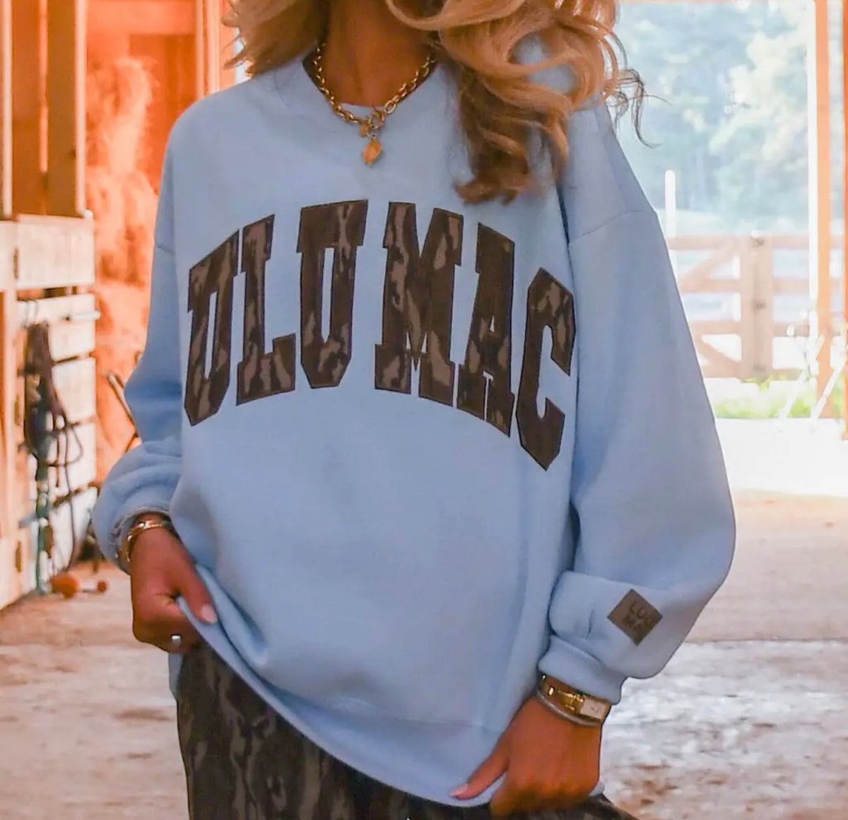 Baby Blue Lulu Mac Sweatshirt