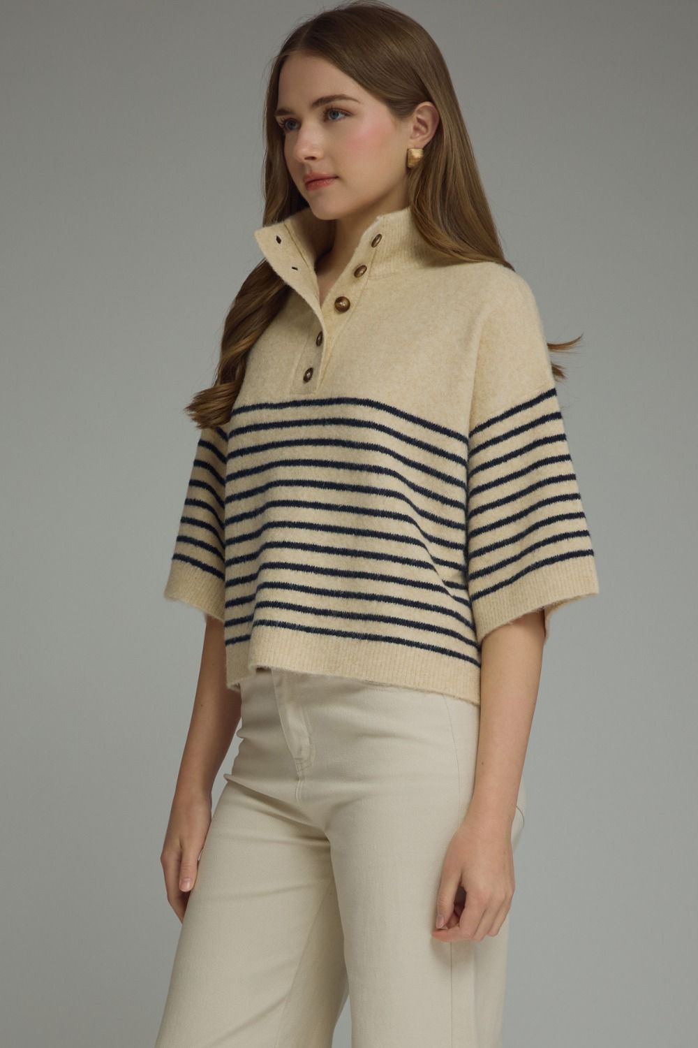 Tatum Stripe Knit Top