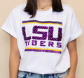 LSU Tigers Rhinestone Tee*LICENSED*