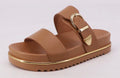 Oatmeal Platform Sandals