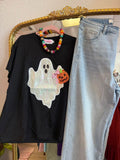 Ghost Sequin Tee|Adults