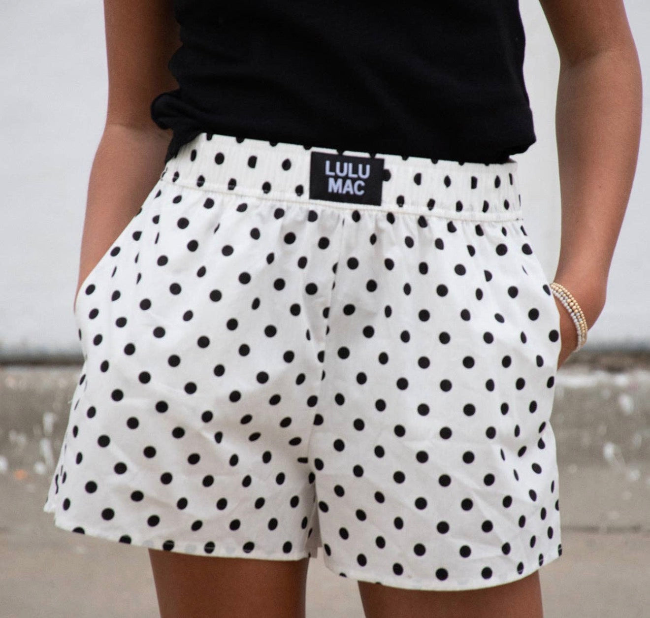 Polka Dot Lulu Mac Shorts