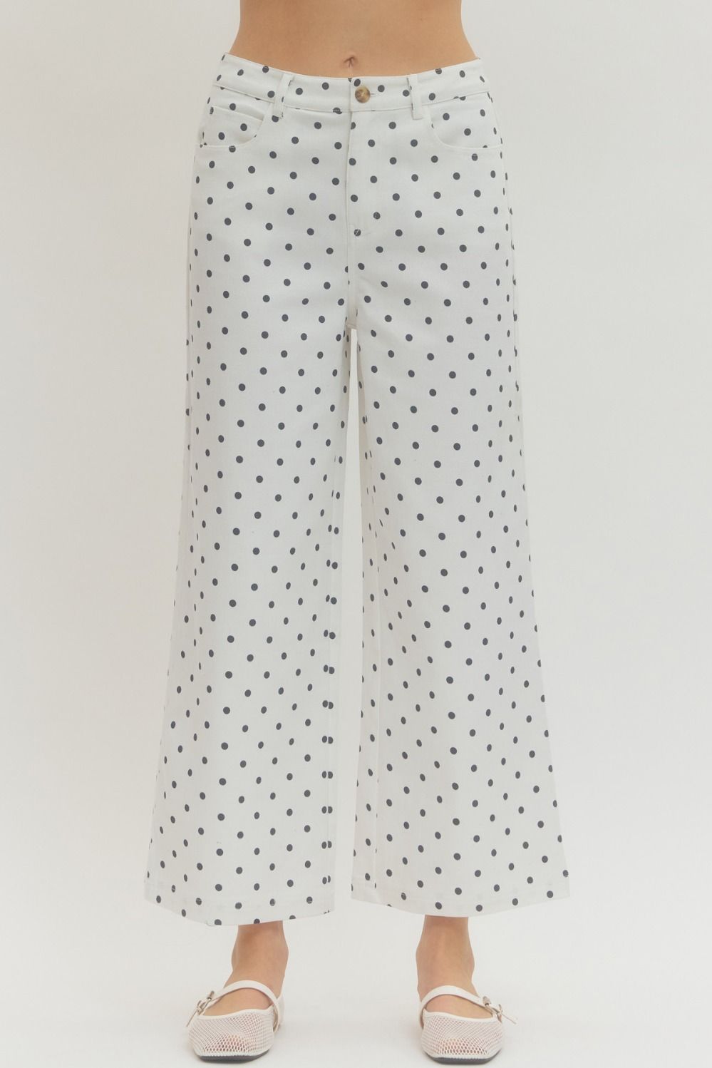 Black and White Polka Dot Bottoms