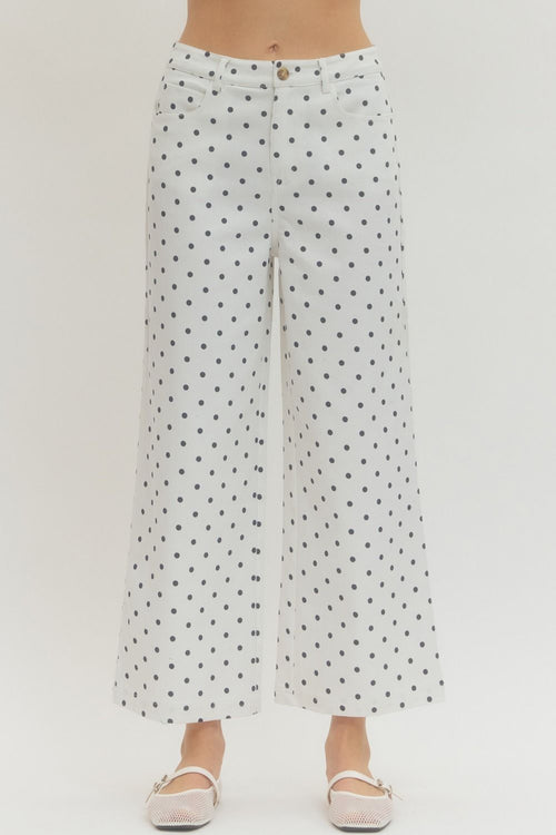Black and White Polka Dot Bottoms