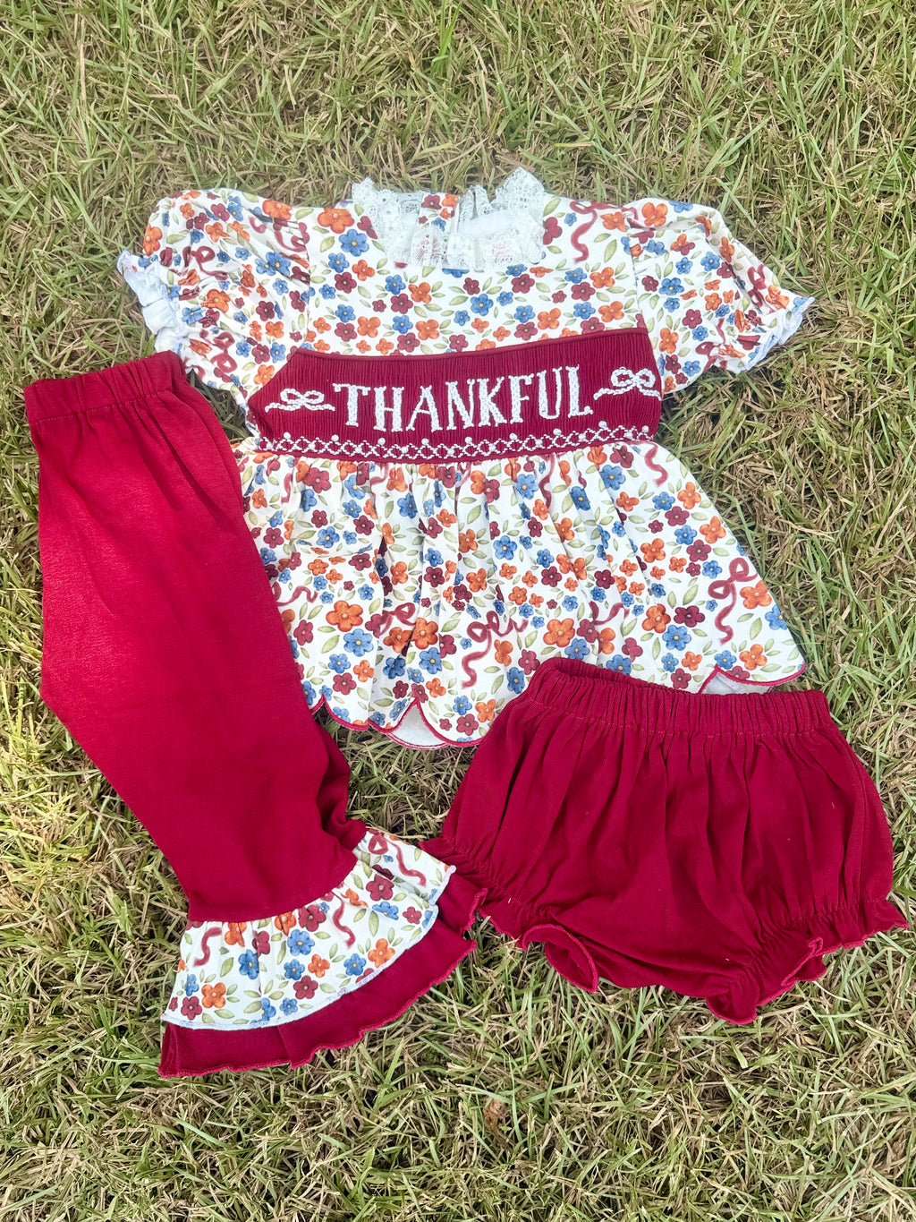 Fall Floral “Thankful” EXTRAS|3 Pc Set