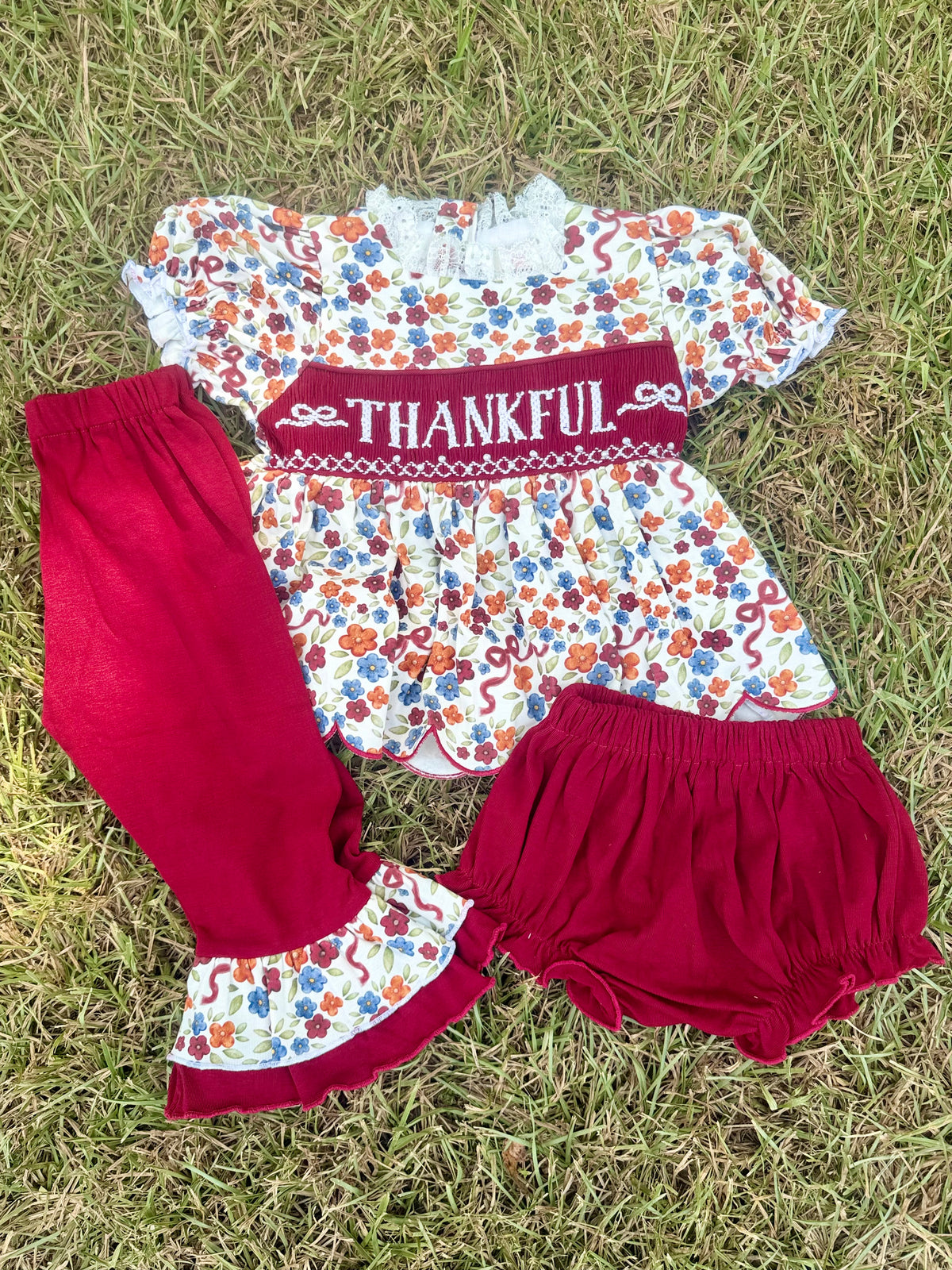 Fall Floral “Thankful” EXTRAS|3 Pc Set