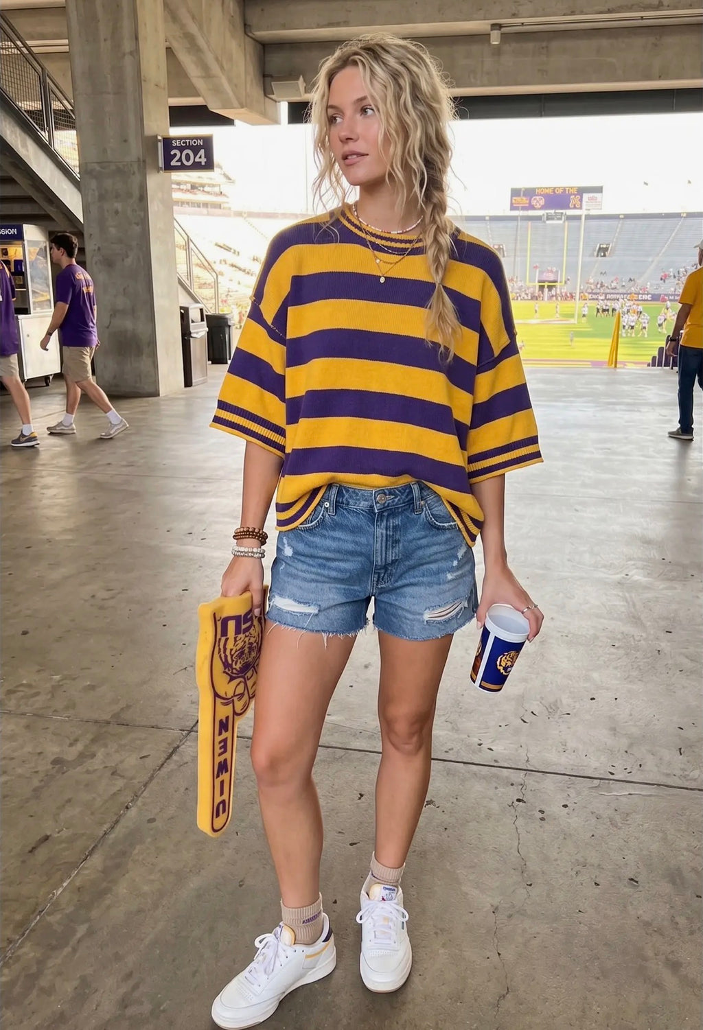Game Day Striped Top