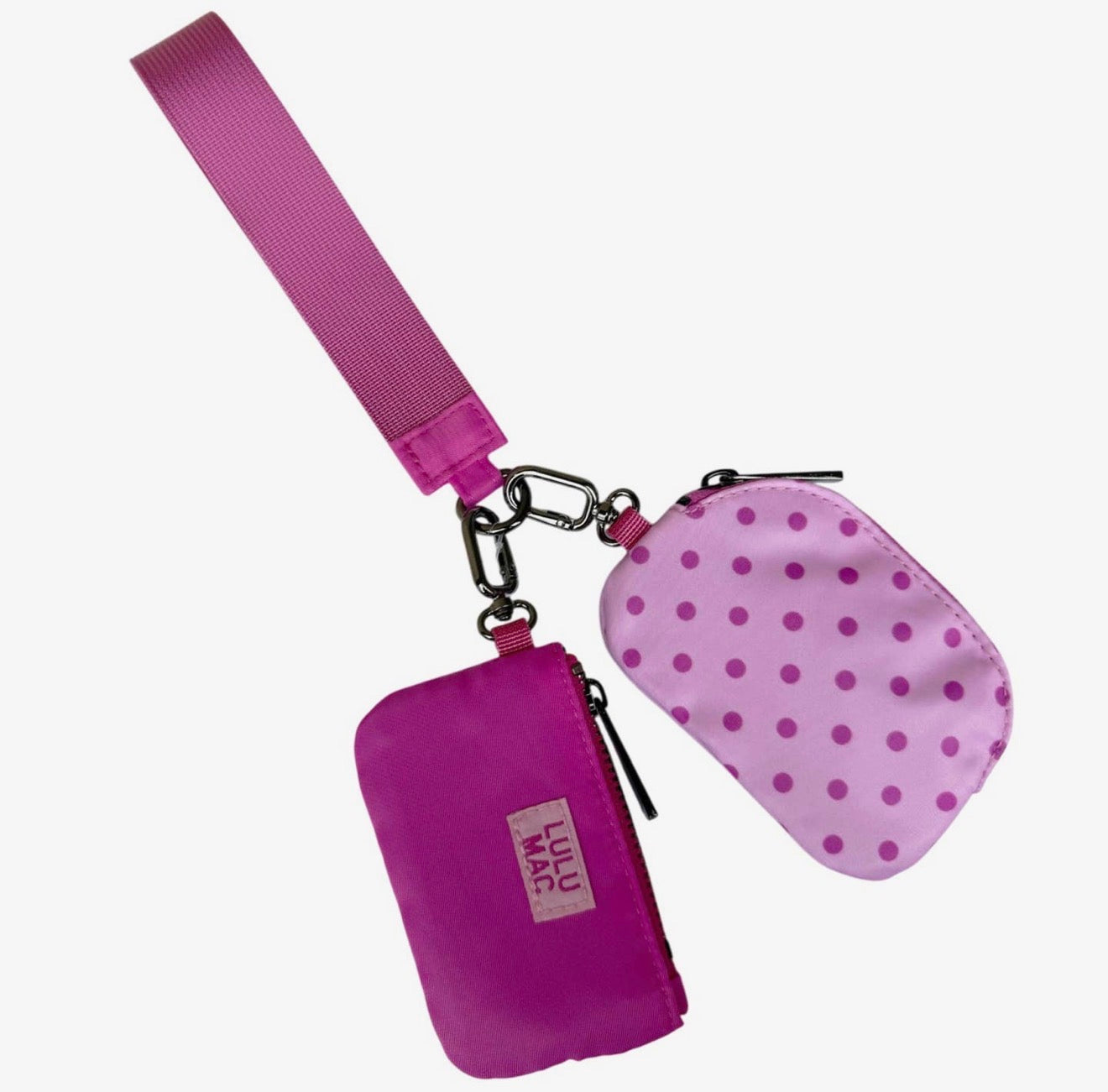 Pink & Hot Pink Wristlet