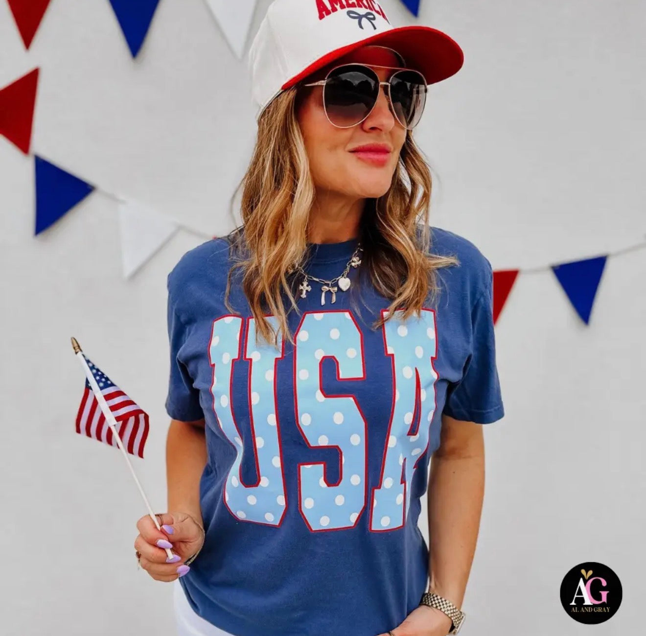 USA Polka dot Tee