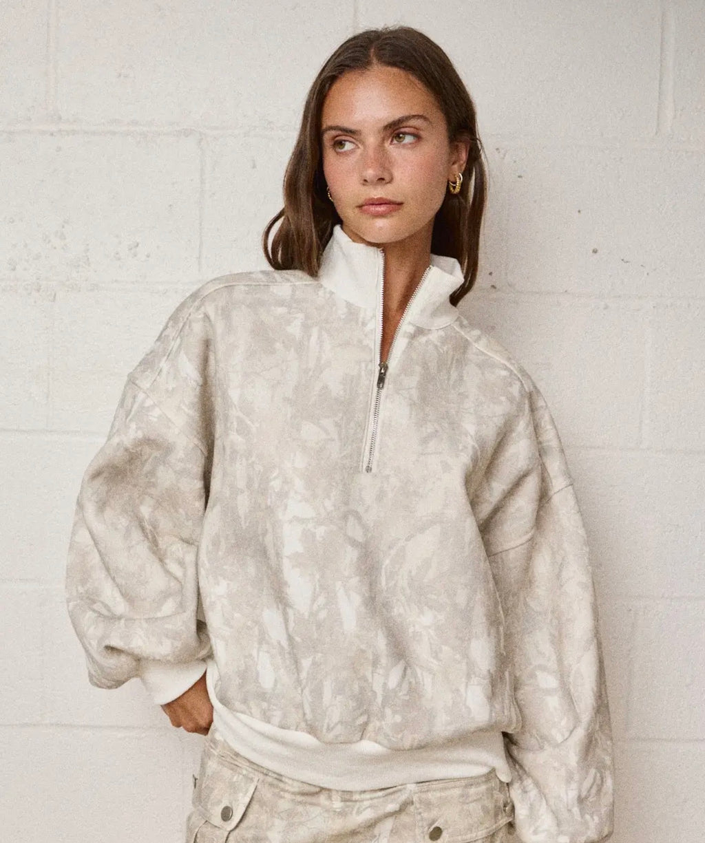 Cozy in Camo Quarter Zip