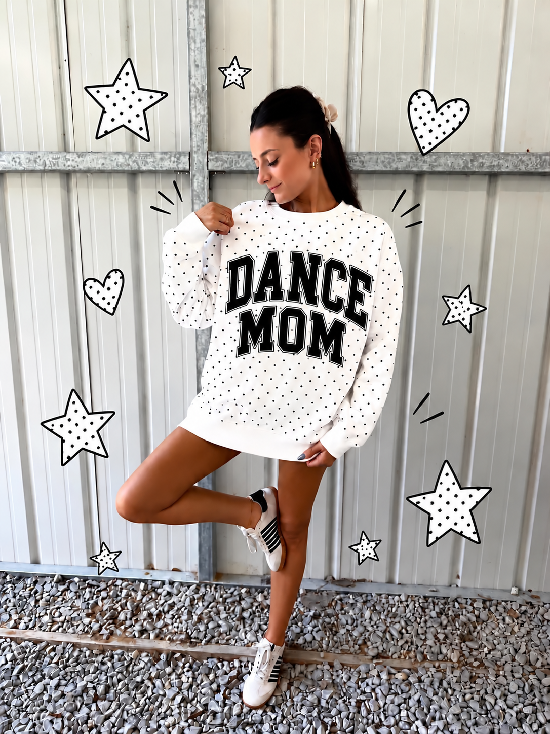 Dance Mom Custom JBI Polka Dot Crewneck|NOV ETA