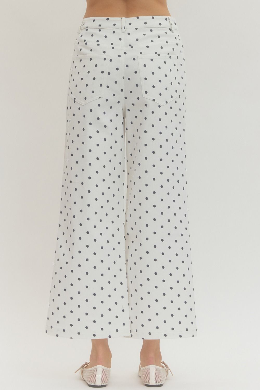 Black and White Polka Dot Bottoms