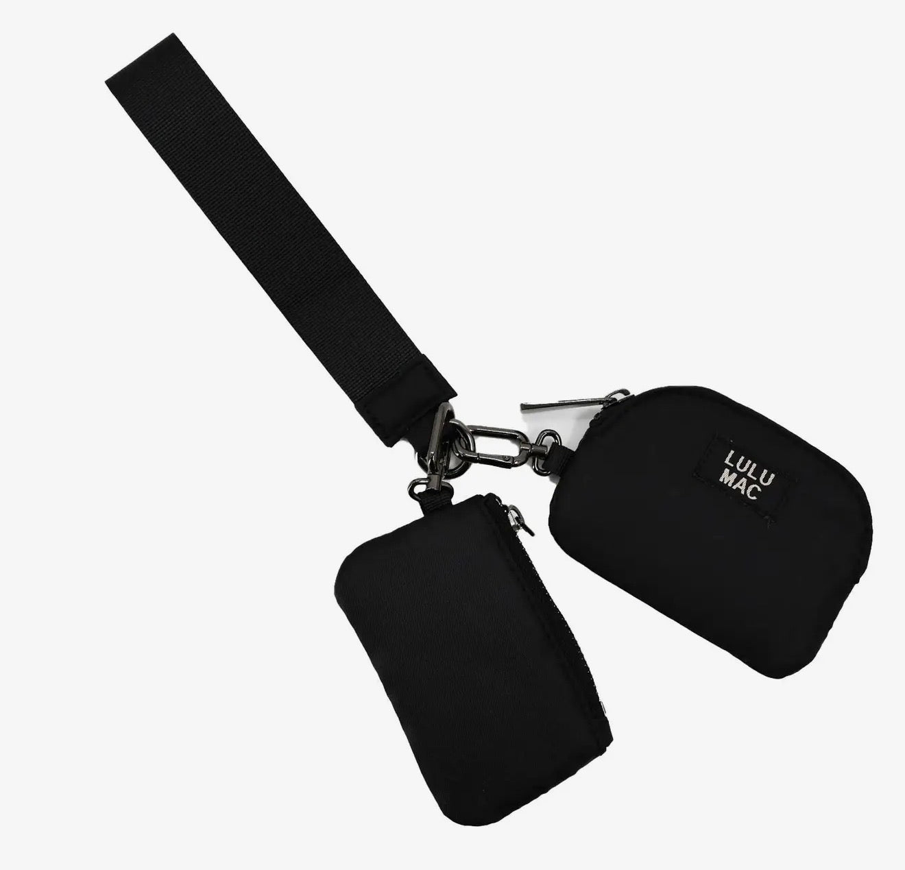 Lulu Mac Wristlet- Black