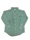 Carter Oxford Green Check Polo