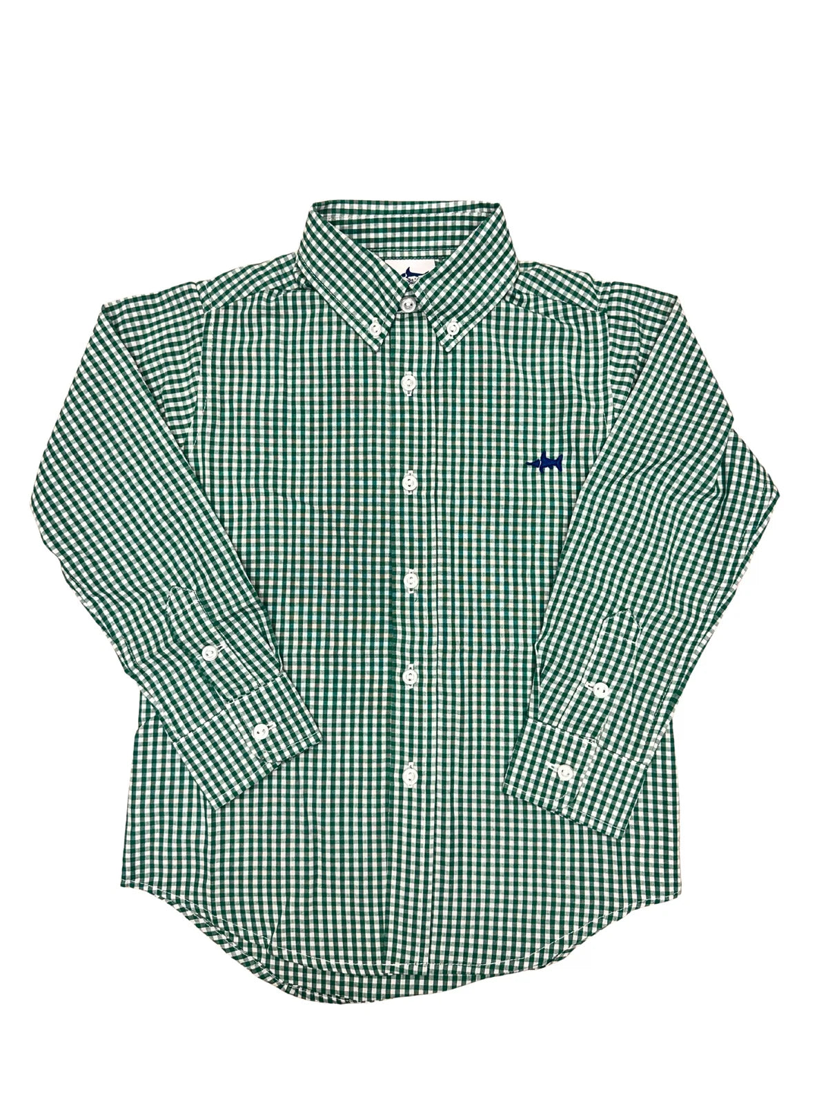 Carter Oxford Green Check Polo