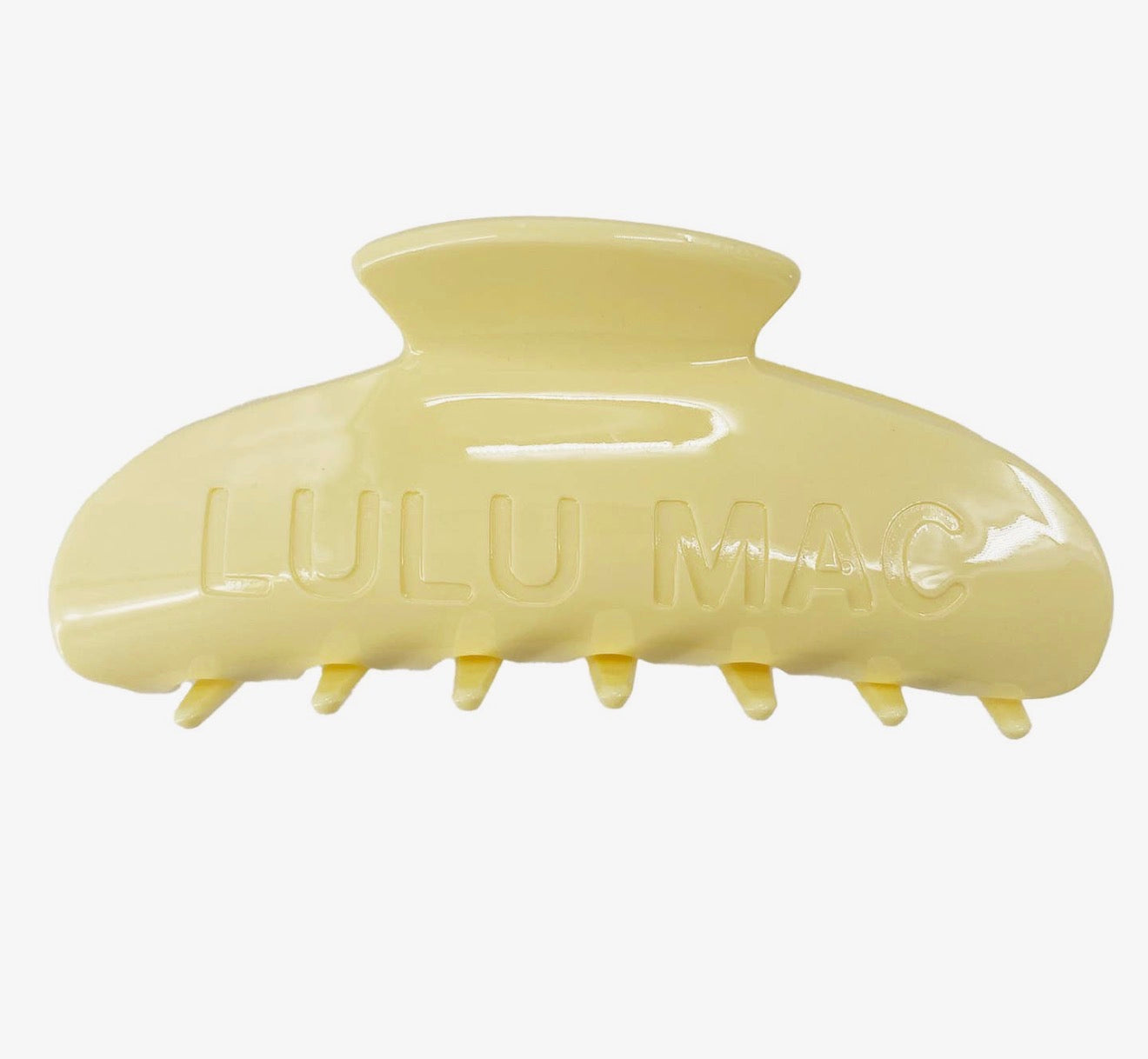 Lulu Mac Hair Clip Butter Yellow