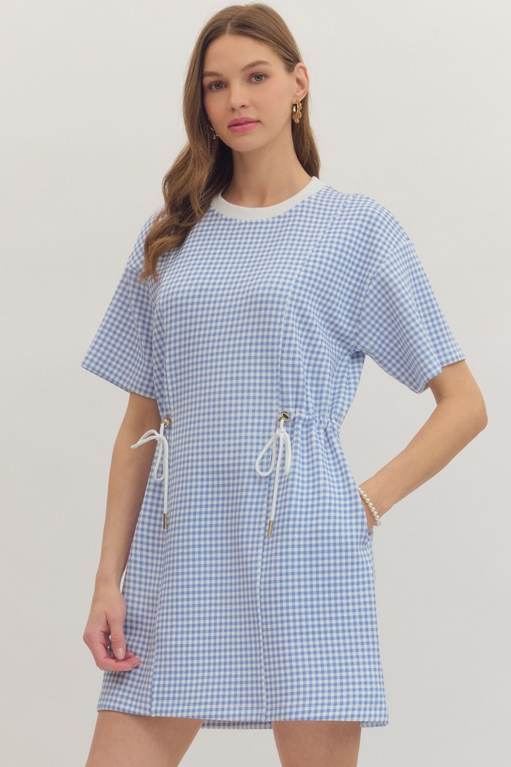 Sweet Like Spring Dress- Blue