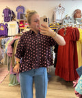 Maroon and Pink Polka Dot Essentials