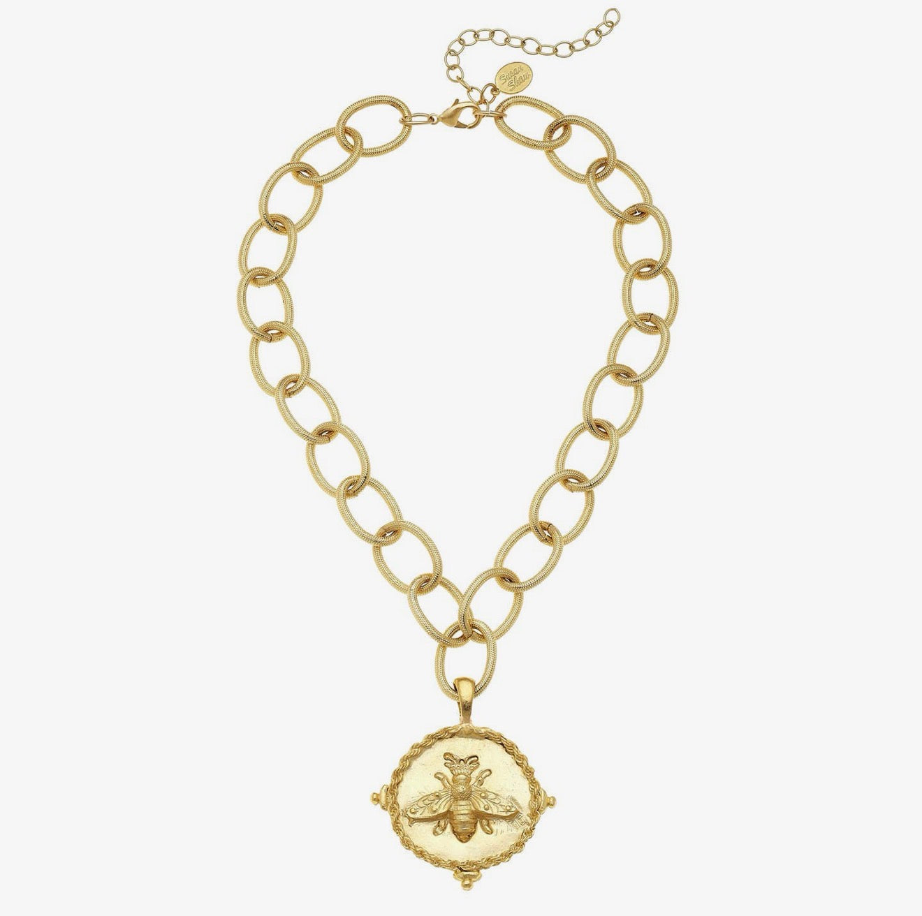 Gold Bee Chain Necklace