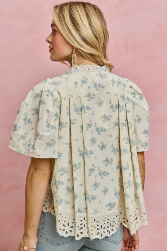 Faithful Florals Top