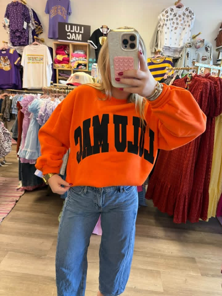 Black & Orange Lulu Mac