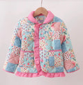 Pink patchwork quilted jacket