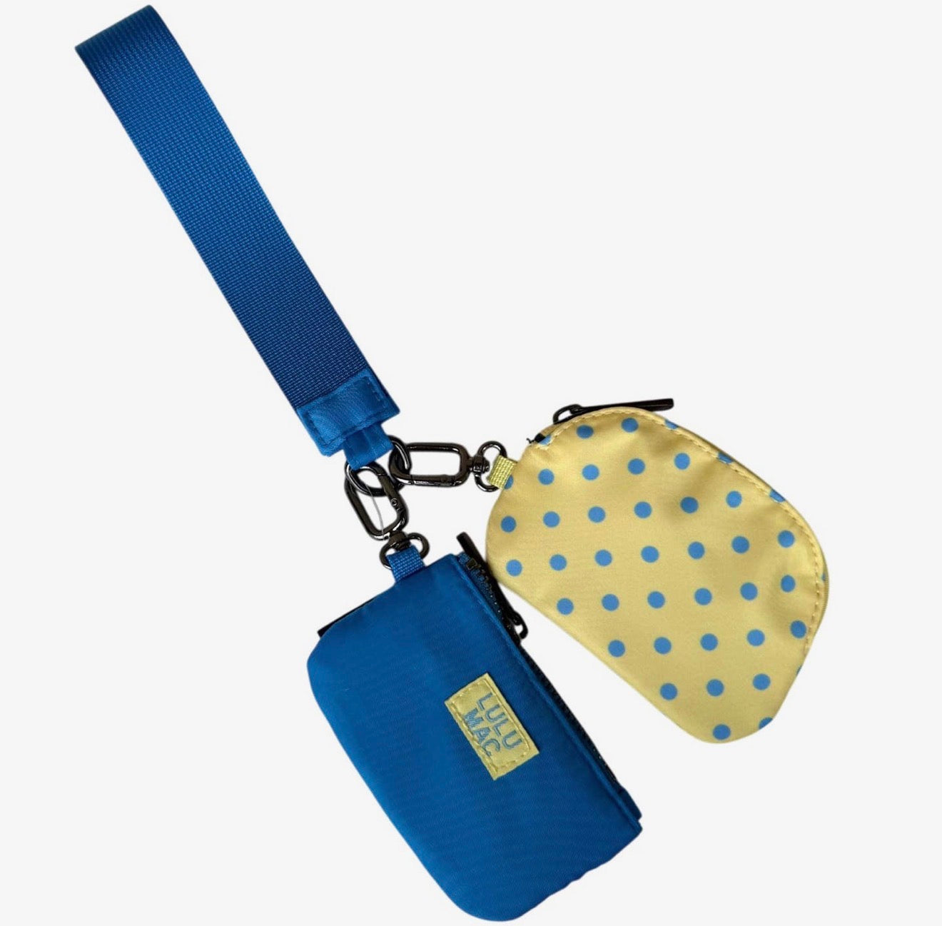 Blue & Yellow Wristlet