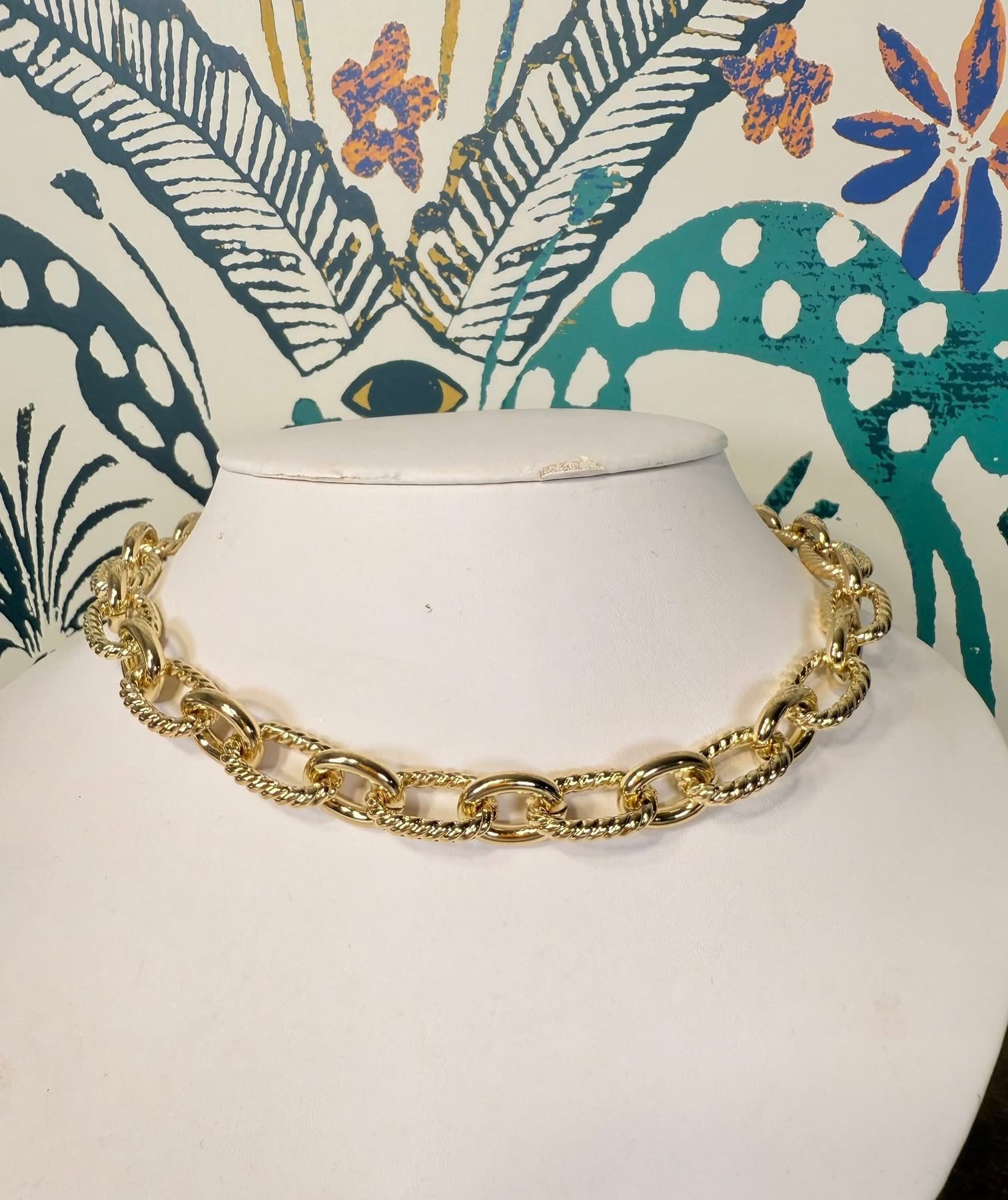 Gold Chunky Necklace