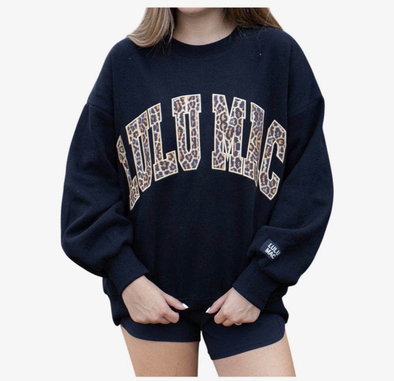Black Leopard Lulumac Sweatshirt