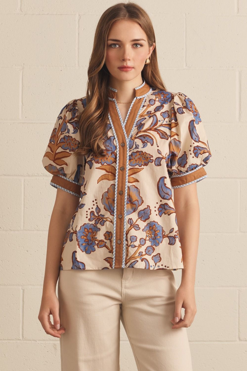 Olivia Floral Print Top