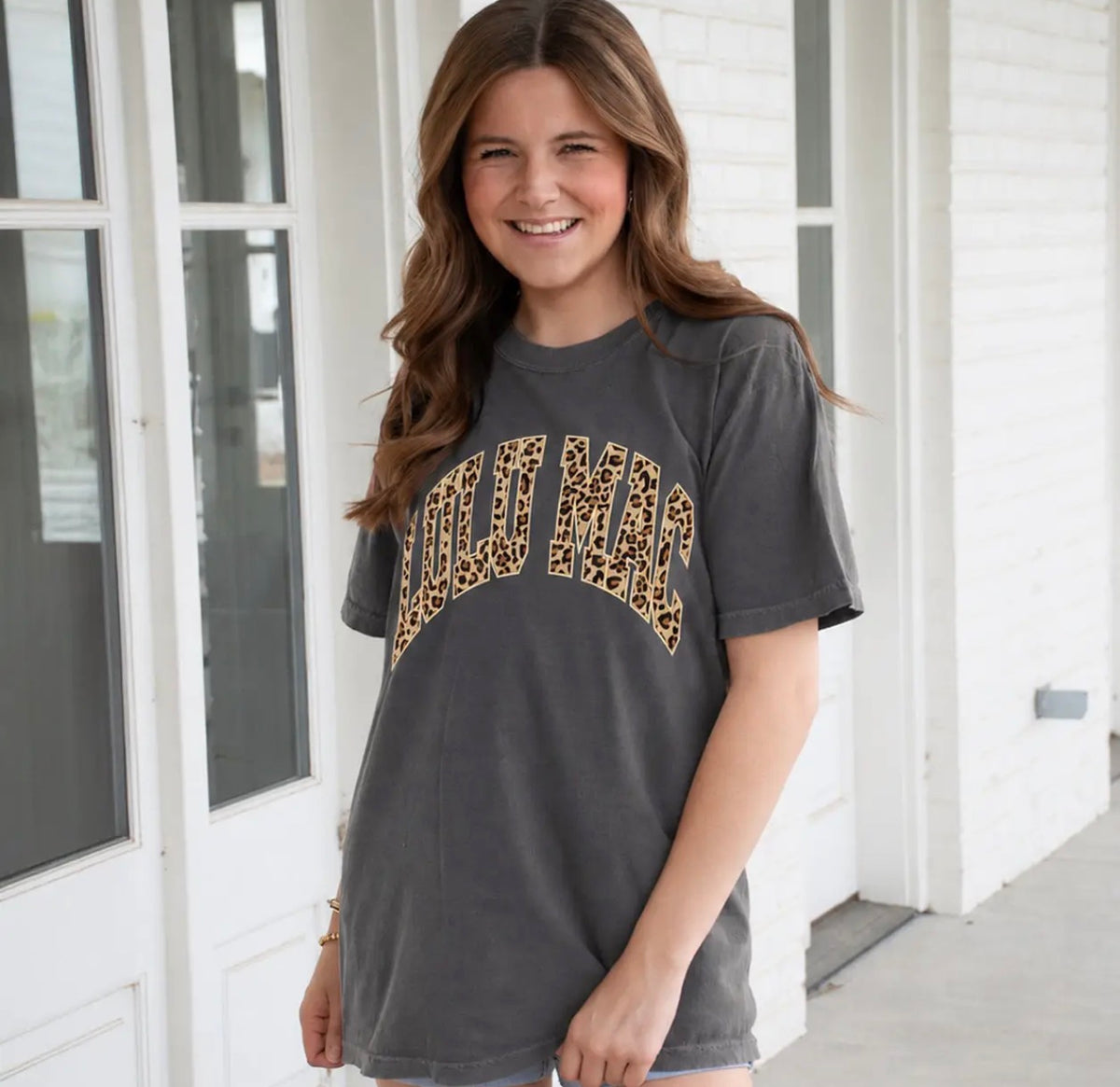 Grey Leopard LuluMac Tshirt