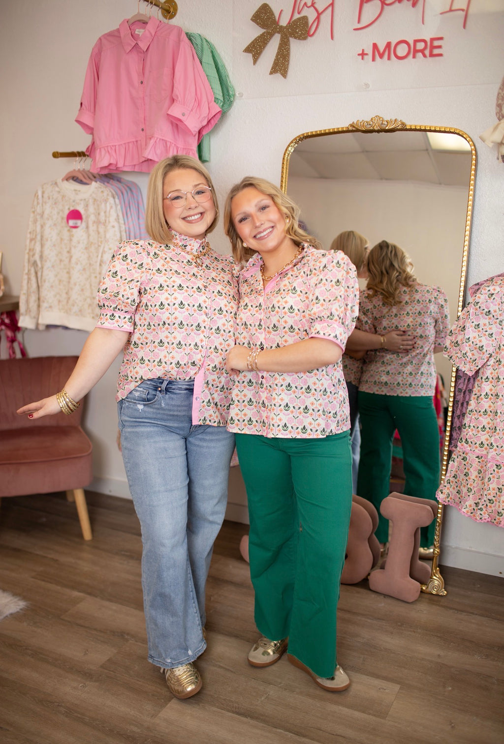 Blushing Blooms Top