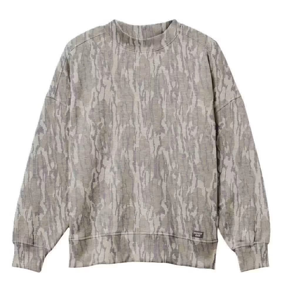 MOSSY OAK BOTTOMLAND MOCK NECK|OCTOBER ETA