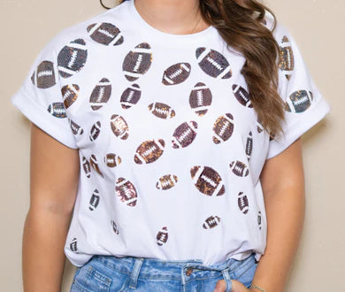 Football Sequin Tee|June ETA