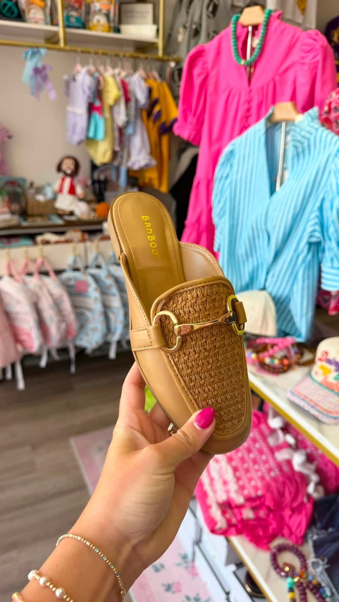Tan Mules