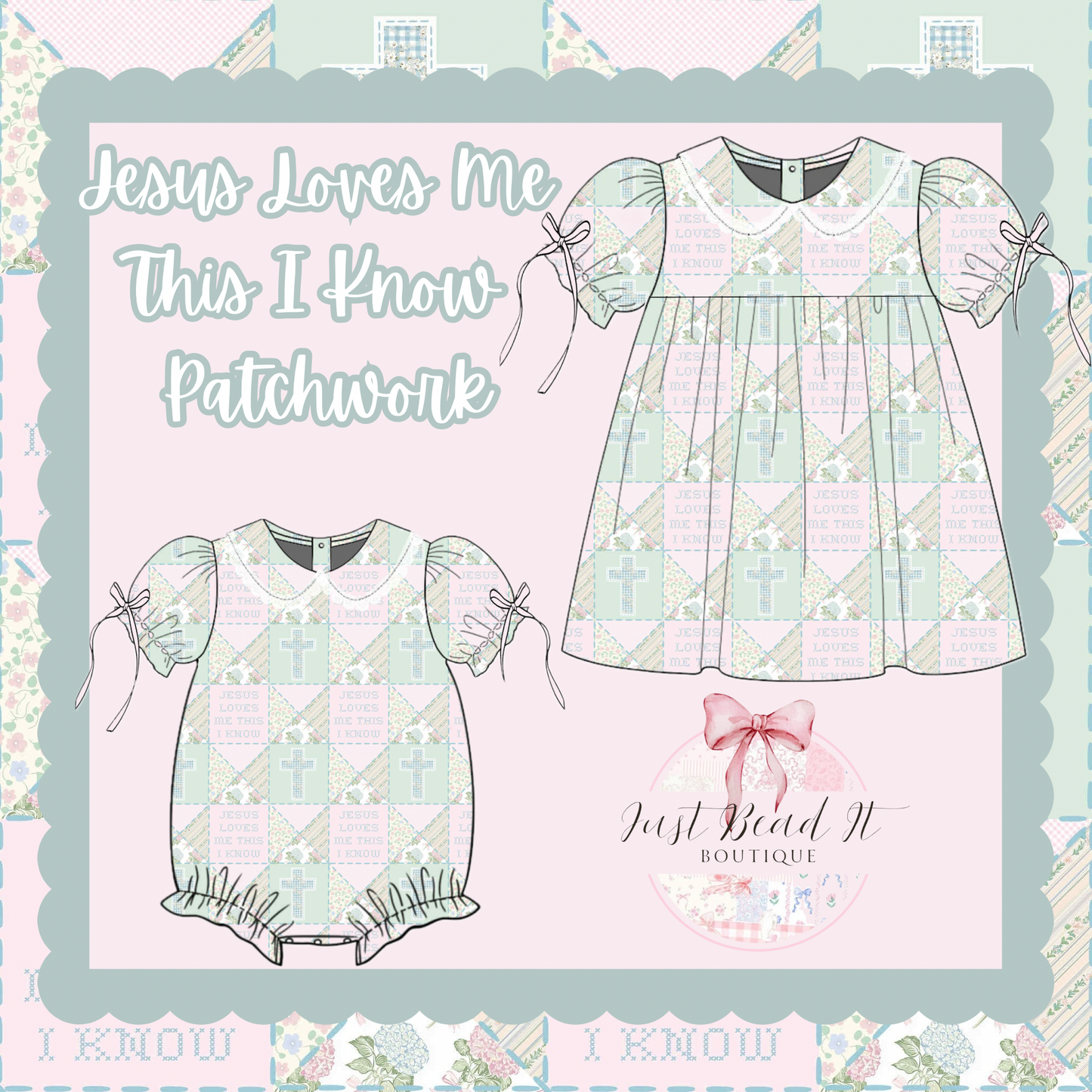 Jesus Loves Me Patchwork