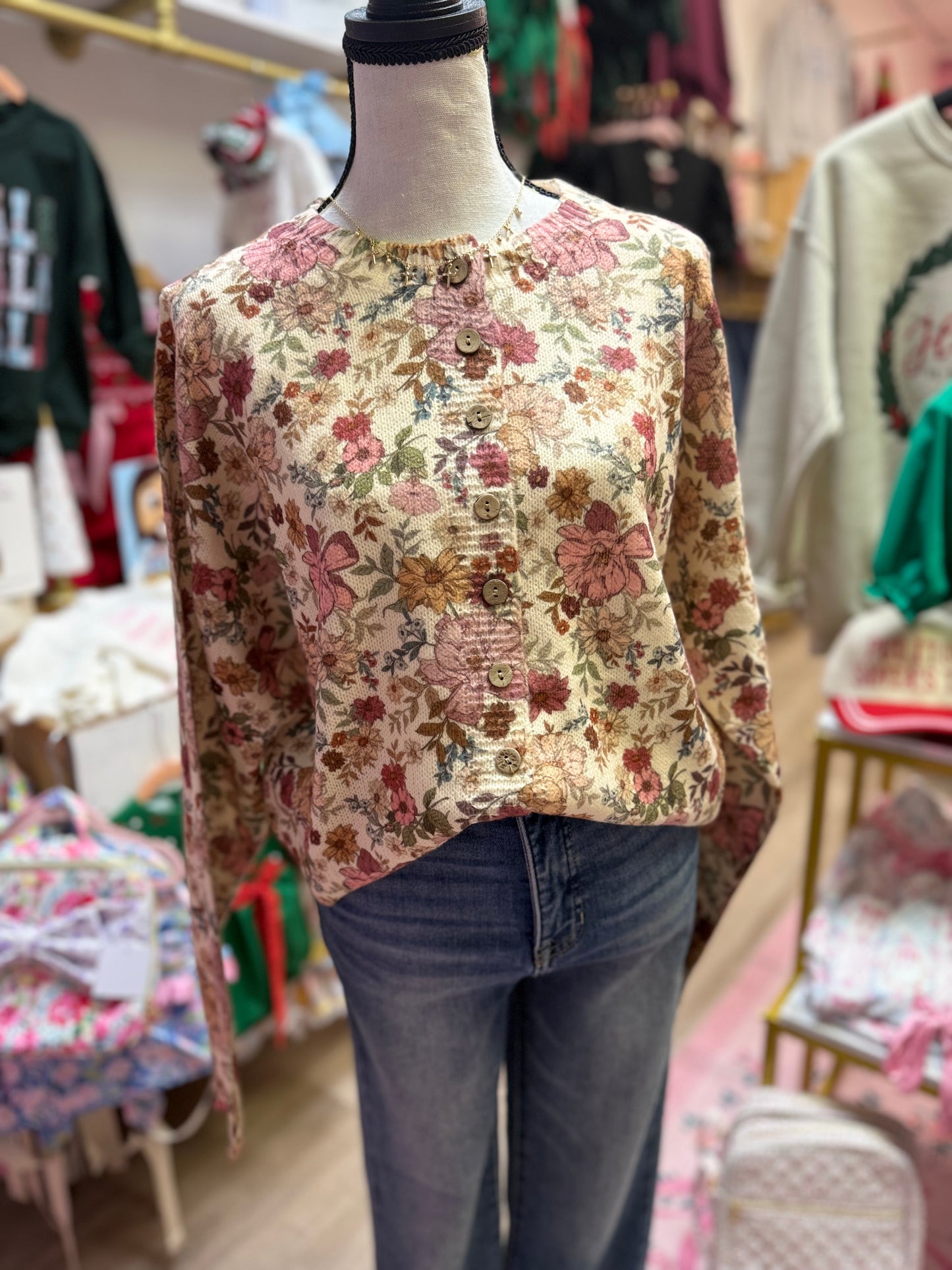 Rosewood Meadow Cardigan