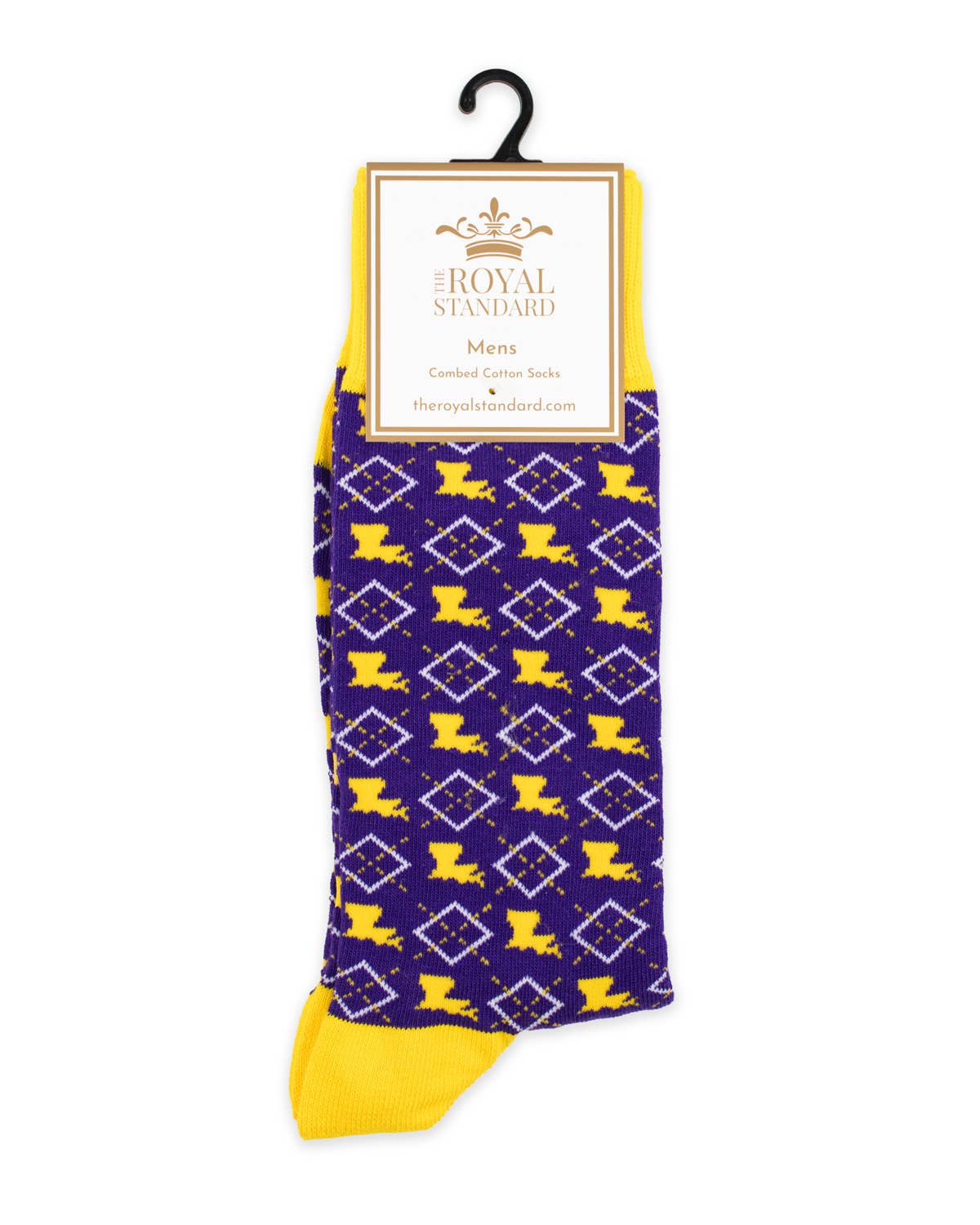 Men's Louisiana Diamond Socks