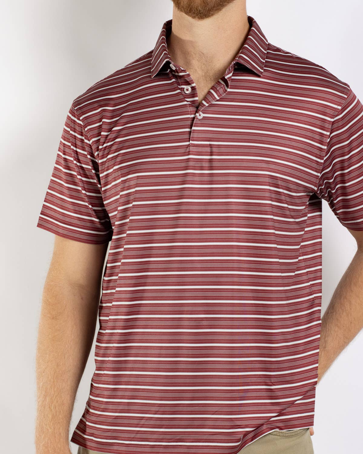Men's Sideline Stripe Performance Polo